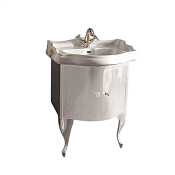 Kerasan Retro Тумба под раковину на 69 см, напольная 58,2x52x77h см, цвет: Laccato bianco lucido 7361K5