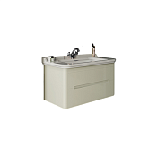 Kerasan Waldorf Тумба под раковину на 100 см, подвесная 94x51x50h см, с 2мя ящ., цвет: Bianco matt 925530