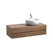 Laufen Alessi One Тумба под раковину, 120х50хh33 см, DX, цвет орех 4.2412.2.097.630.1