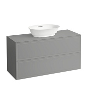 Laufen New Classic База под рак. подв., 118х45хh60 cм, 2 ящика, цвет серый 4.0602.2.085.627.1