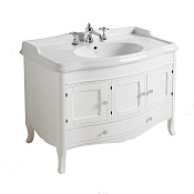 Simas Arcade Тумба под раковину AR874, напол. 97х53х80,5h см, 3 дверцы и 1 ящик, цвет: белый глянц. ARMC105 bi/cr