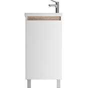 Am.Pm X-Joy Тумба под раковину 42,5х24,8х81,1h см, напольная, 1 дверца, цвет: белый глянцевый M85AFSX0451WG