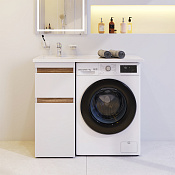 Am.Pm X-Joy Тумба под раковину 36,5х46х88,5h см, напольная, 2 ящика, цвет: белый глянцевый M85AFSX0402WG