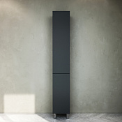 Am.Pm Gem S Шкаф-пенал 30х32х190h см, напольный, с 2мя дверцами, правый, цвет: графит матовый M91CSR0306GM