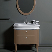 Simas Lante Тумба под раковину LA11, напольная 82х50х75h см, 2 ящика, цвет: tortora LAM90 tortora