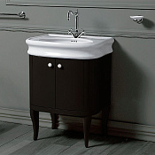 Simas Lante Тумба под раковину LA10, напольная 62х50х75h см, 2 дверцы, цвет: nero LAM70 nero