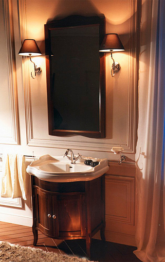 Kerasan Retro Зеркало 63x116h см, в деревянной раме, цвет: Colore Noce 731340