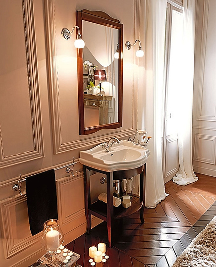 Kerasan Retro Зеркало 63x116h см, в деревянной раме, цвет: Colore Noce 731340