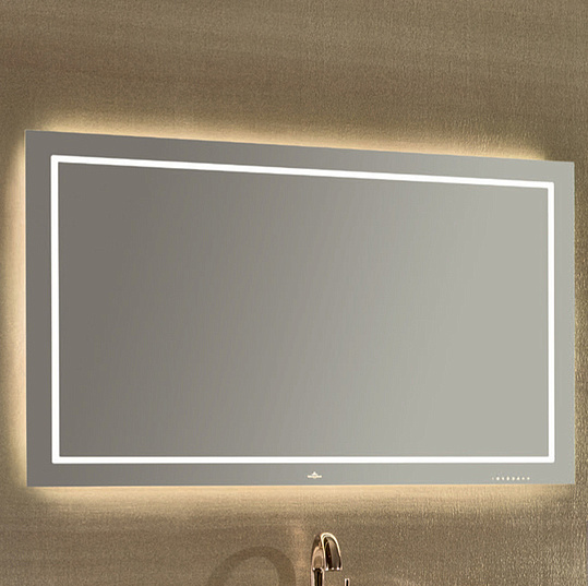 Villeroy & Boch Finion Зеркало, с настенным освещением 120x4,5x75h см G6001200