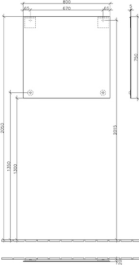 Villeroy & Boch More To See Зеркало 80x2x75h см A3108000