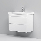 Am.Pm Like Тумба под раковину 80х45х65h см, подвесная, 2 ящика, цвет: белый глянцевый M80FHX0802WG