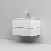Am.Pm Sensation Тумба под раковину 80х48,5х51,5h см, подвесная, 2 ящика, цвет: белый глянцевый M30FHX0802WG