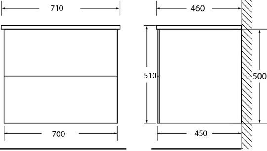 BelBagno Kraft Мебель для ванной KRAFT-700-2C-SO-BO