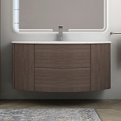 Cezares Eden Тумба под раковину подвесная 121x51x55h см, цвет: rovere scuro soft 54408