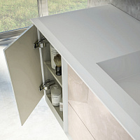 Cezares Bellagio Шкаф подвесной 35x46x48h см, цвет: rovere tabacco, bianco opaco 54864