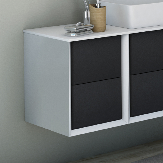 Cezares Bellagio Шкаф подвесной 35x46x48h см, цвет: grafite 54718