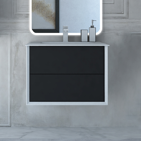 Cezares Bellagio Тумба под раковину подвесная 70x46x48h см, цвет: grafite 54715