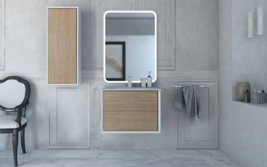 Cezares Bellagio Тумба под раковину подвесная 70x46x48h см, цвет: rovere tabacco 54716