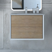 Cezares Bellagio Тумба под раковину подвесная 70x46x48h см, цвет: rovere tabacco 54716