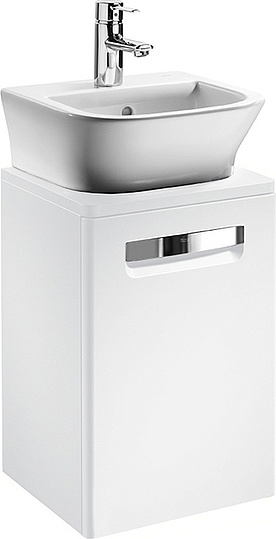 Roca Gap Тумба под раковину, подвесная 45х39х53h см, 1 створка, цвет: белый матовый ZRU9302735