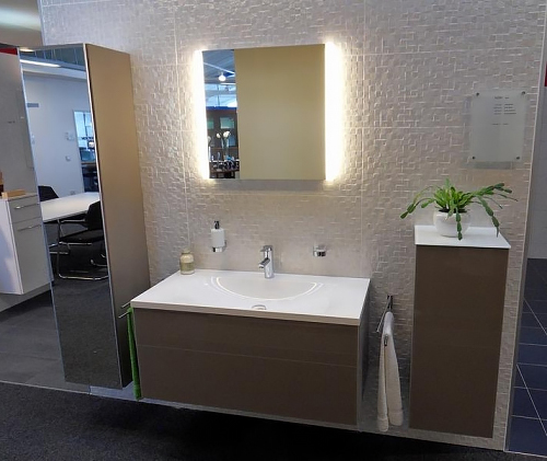 Keuco Royal Reflex Шкаф, стекло трюфель R 34020 140002