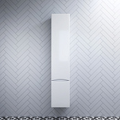 Am.Pm Like Шкаф-пенал 35х30х175h см, подвесной, с 2мя дверцами, левый, цвет: белый глянцевый M80CHL0356WG