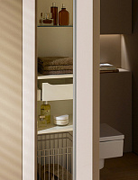 Keuco Royal Reflex Шкаф-пенал L, подвесной 35x33,5x167h см, цвет: белый 34031 210001