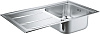 Grohe K400 Кухонная мойка из нержавеющей стали 87,3x18,5 см, с крылом, цвет: нержавеющая сталь 31568SD0