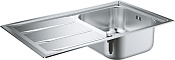 Grohe K400 Кухонная мойка из нержавеющей стали 87,3x18,5 см, с крылом, цвет: нержавеющая сталь 31568SD0