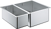 Grohe K700U Кухонная мойка из нержавеющей стали 58,5x19,5 см, с доп. чашей, цвет: нержавеющая сталь 31576SD0