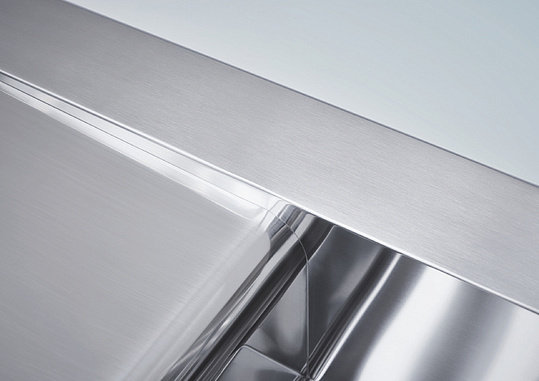 Grohe K1000 Кухонная мойка из нерж. стали 116x20 см, с крылом и доп. чашей, цвет: нержавеющая сталь 31582SD0