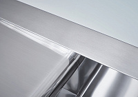 Grohe K1000 Кухонная мойка из нерж. стали 116x20 см, с крылом и доп. чашей, цвет: нержавеющая сталь 31582SD0