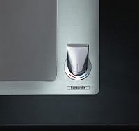 Hansgrohe C71 Кухонная мойка встраиваемая 1 чаша, смеситель, система слива 55x50 см, цвет: хром 43201000