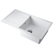 Omoikiri Sakaime 78-WH Кухонная мойка Tetogranit 78x43,5 см, цвет: белый 4993127