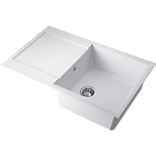 Omoikiri Sakaime 79-WH Кухонная мойка Tetogranit 79x50 см, цвет: белый 4993279