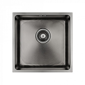 Paulmark Lassan Кухонная мойка нержавеющая сталь 44x44 см, цвет: вороненая сталь PM304444-GM