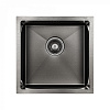 Paulmark Gerberg Кухонная мойка нержавеющая сталь 44x44 см, цвет: вороненая сталь PM214444-GM