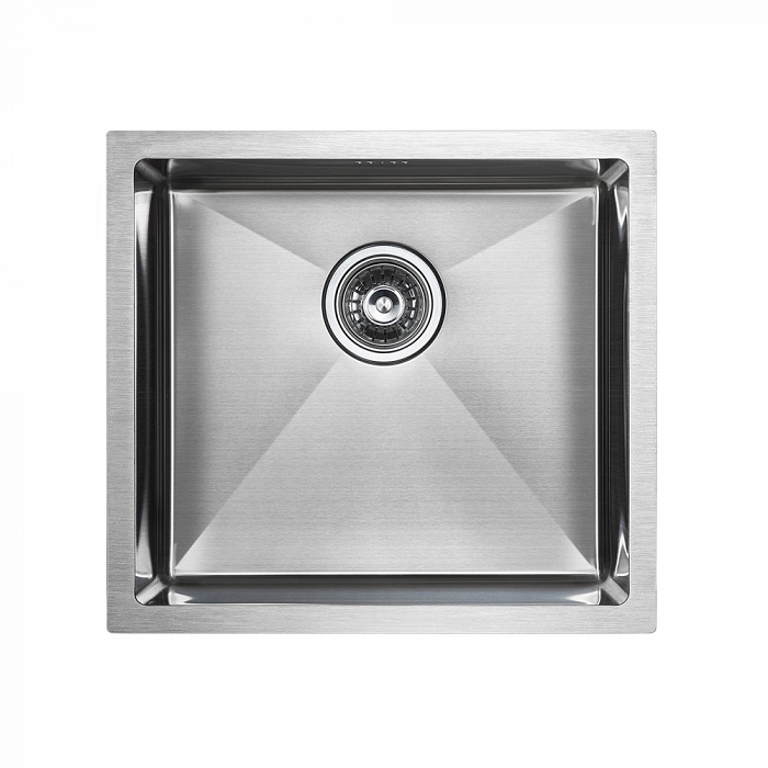 Paulmark Marx Кухонная мойка нержавеющая сталь 48x44 см, цвет: брашированная сталь PM214844-BS