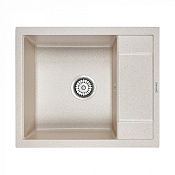 Paulmark Flugen Кухонная мойка It-Granit 60x50 см, цвет: бежевый PM216050-BE