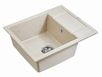 Paulmark Flugen Кухонная мойка It-Granit 60x50 см, цвет: бежевый PM216050-BE