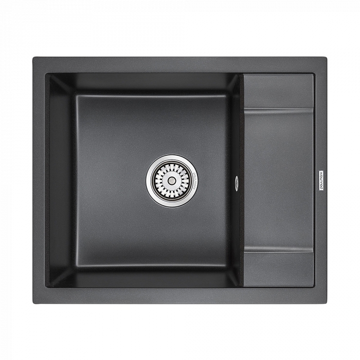 Paulmark Flugen Кухонная мойка It-Granit 60x50 см, цвет: черный PM216050-BL