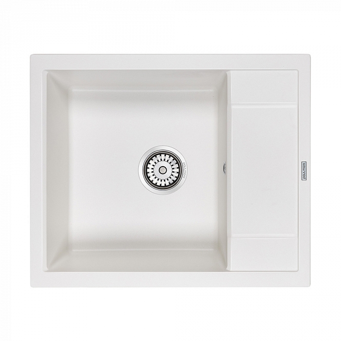 Paulmark Flugen Кухонная мойка It-Granit 60x50 см, цвет: белый PM216050-WH