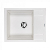 Paulmark Flugen Кухонная мойка It-Granit 60x50 см, цвет: белый PM216050-WH