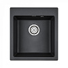 Paulmark Kante Кухонная мойка It-Granit 46x50 см, цвет: черный PM104651-BL