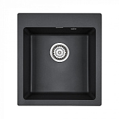 Paulmark Kante Кухонная мойка It-Granit 46x50 см, цвет: черный PM104651-BL
