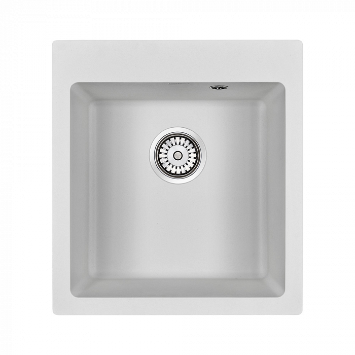 Paulmark Kante Кухонная мойка It-Granit 46x50 см, цвет: белый PM104651-WH