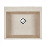 Paulmark Kante Кухонная мойка It-Granit 60x52 см, цвет: бежевый PM106052-BE