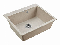 Paulmark Kante Кухонная мойка It-Granit 60x52 см, цвет: бежевый PM106052-BE