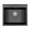 Paulmark Kante Кухонная мойка It-Granit 60x52 см, цвет: черный PM106052-BL