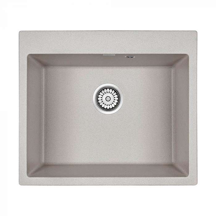 Paulmark Kante Кухонная мойка It-Granit 60x52 см, цвет: серый PM106052-GR